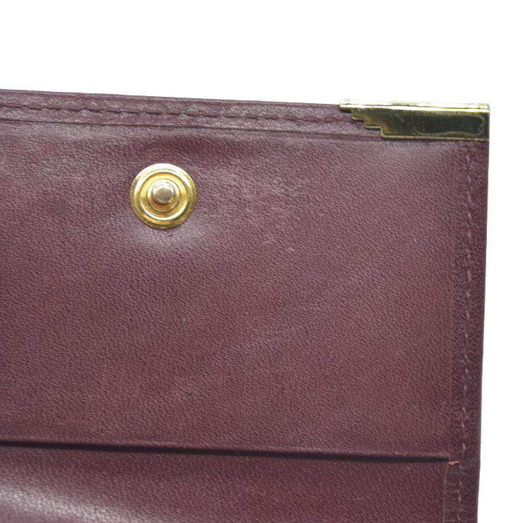 Givenchy Burgundy with Gold Hardware Coin Purse