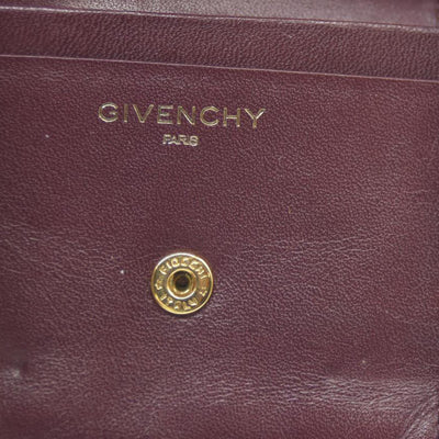 Givenchy Burgundy with Gold Hardware Coin Purse