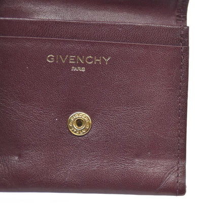 Givenchy Burgundy with Gold Hardware Coin Purse