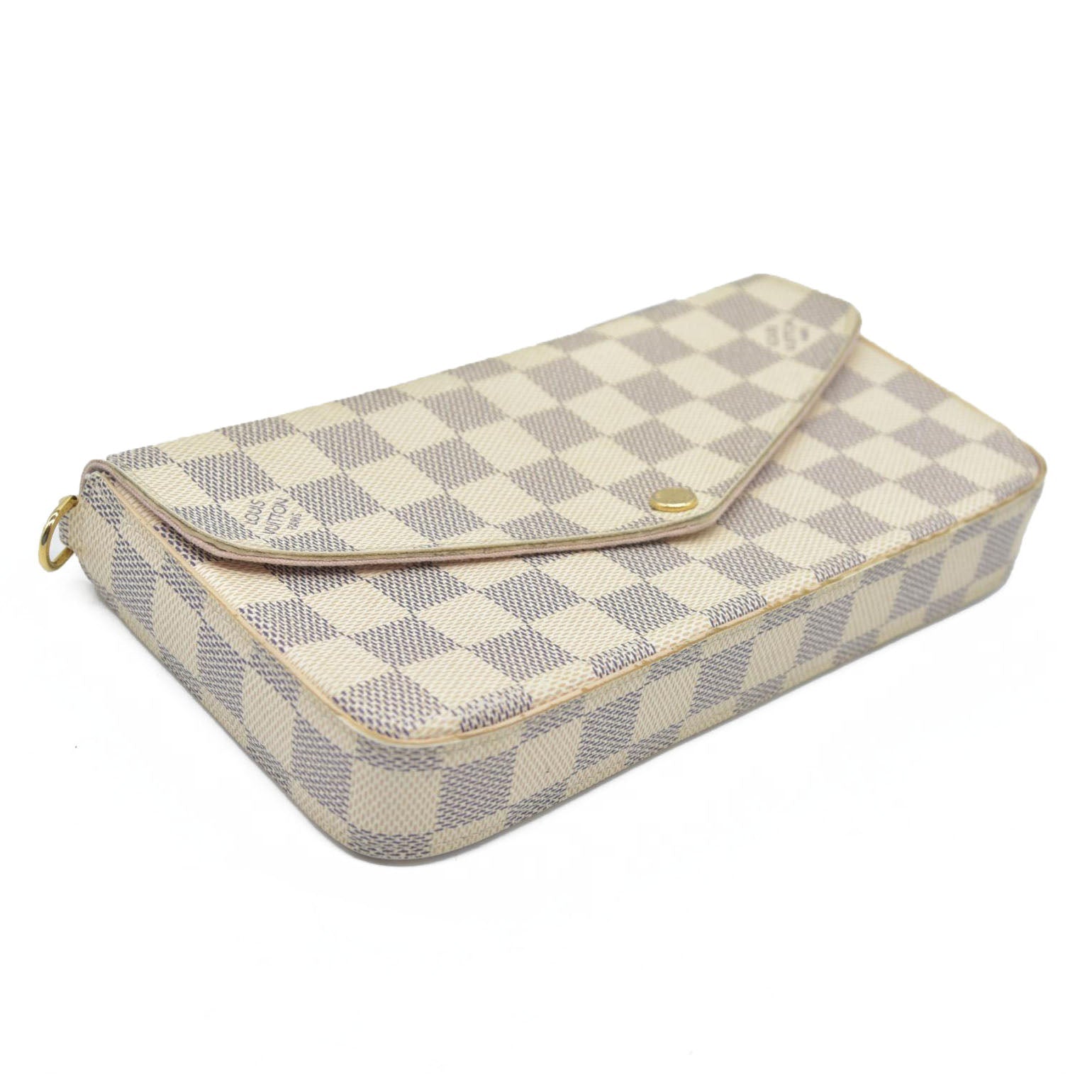 $1580 Louis Vuitton Damier Azur Pochette Félicie
