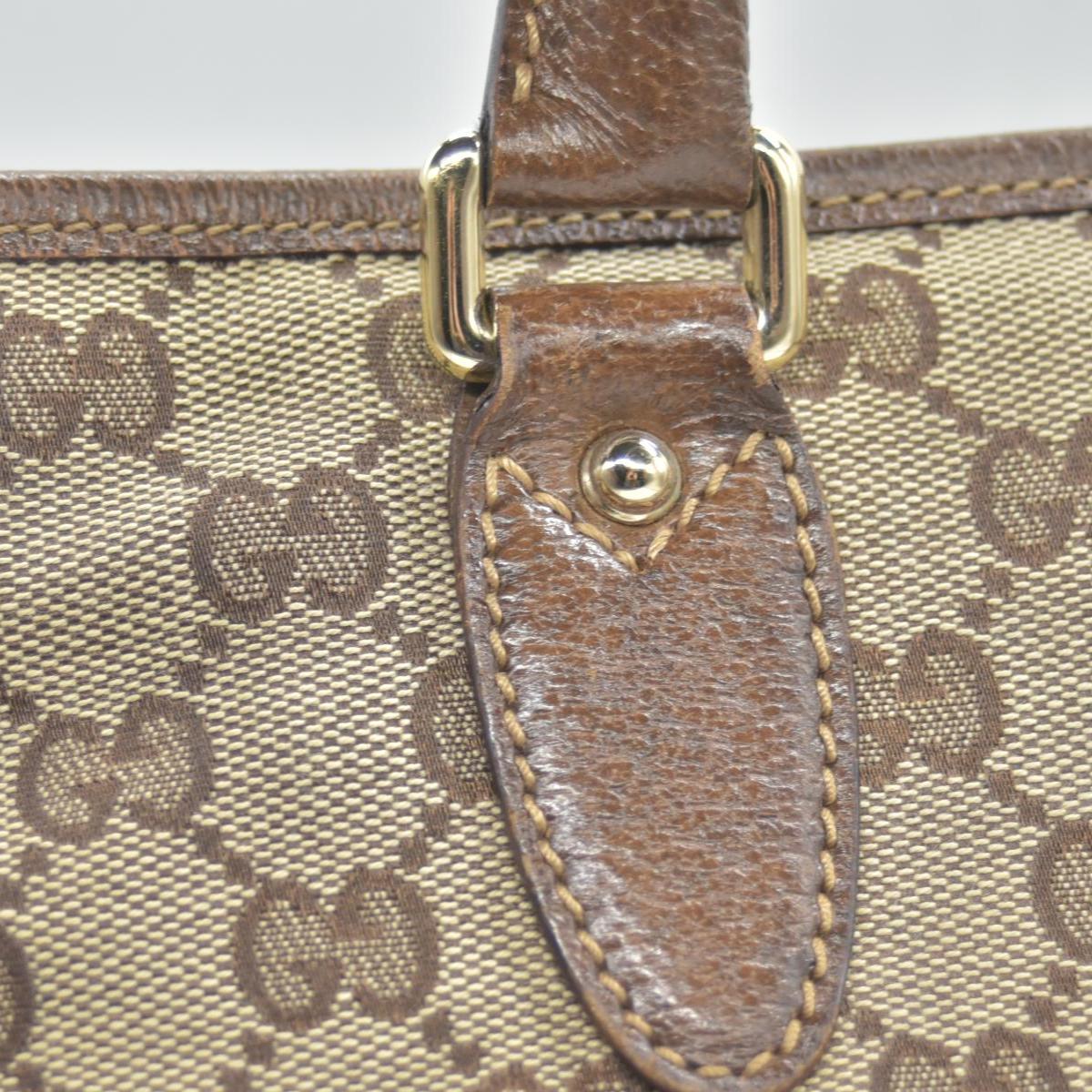 $1450 CONSIGNMENT Gucci GG Canvas Jackie Piston Lock Tote