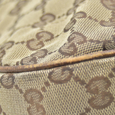$1450 CONSIGNMENT Gucci GG Canvas Jackie Piston Lock Tote