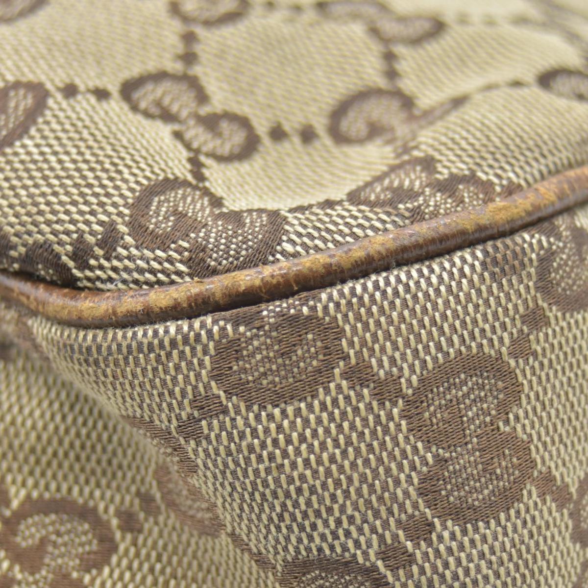 $1450 CONSIGNMENT Gucci GG Canvas Jackie Piston Lock Tote