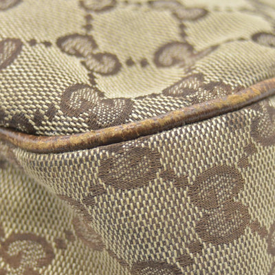 $1450 CONSIGNMENT Gucci GG Canvas Jackie Piston Lock Tote