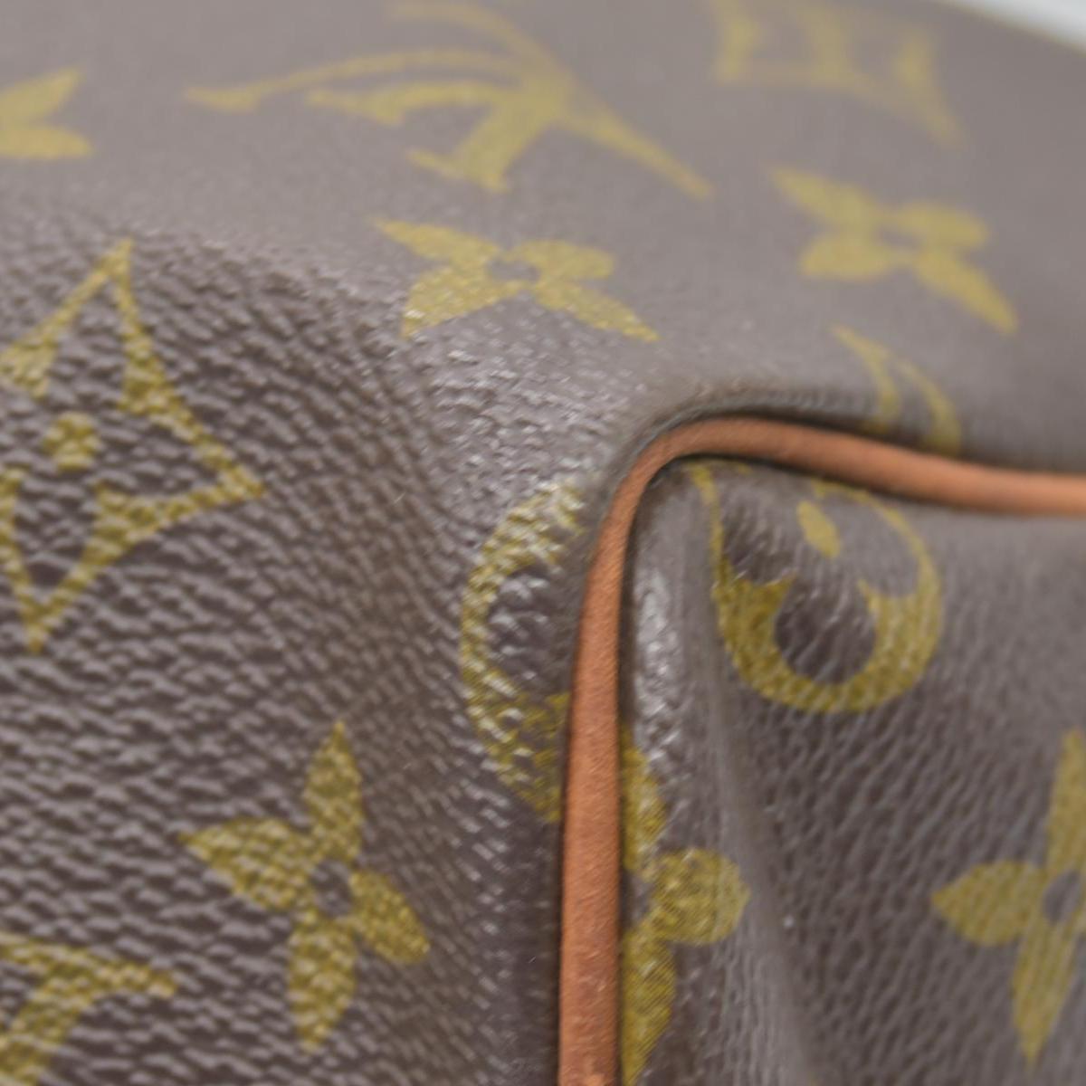 $1630 1982 Louis Vuitton Speedy 30 Hand Bag Monogram Brown SA823