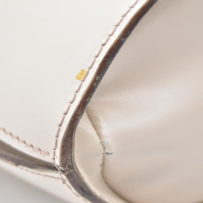 $2450 CONSIGNMENT CELINE Flap Ring Handbag Beige Women's Leather CELINE