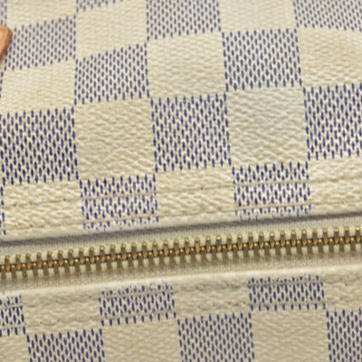 $1730 2009 Louis Vuitton Damier Azur Speedy 35 SD2059