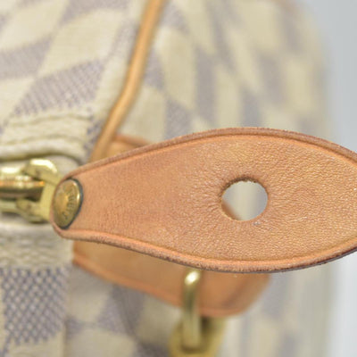 $1730 2009 Louis Vuitton Damier Azur Speedy 35 SD2059