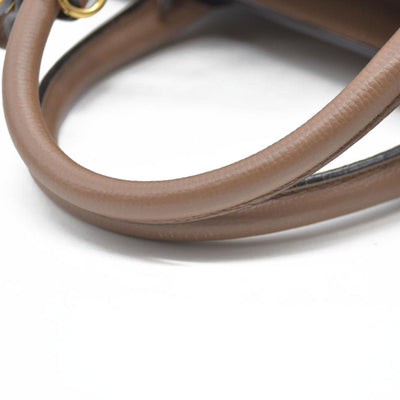 AUCTION $1795 BURBERRY Nova Check Canvas Leather Tote Bag w/Strap