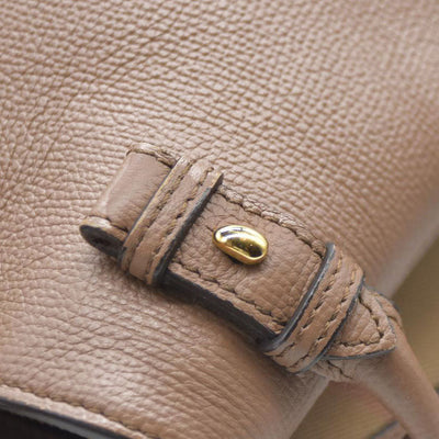 AUCTION $1795 BURBERRY Nova Check Canvas Leather Tote Bag w/Strap