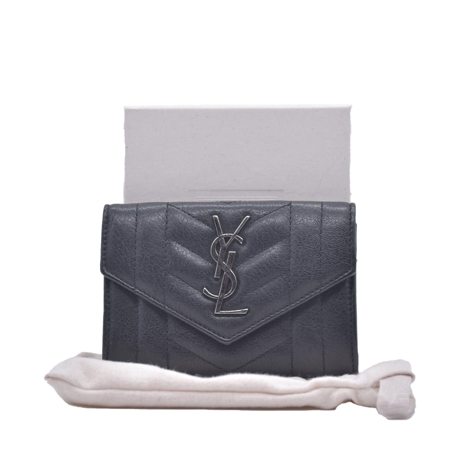 Saint Laurent Leather Wallet CONSIGNMENT