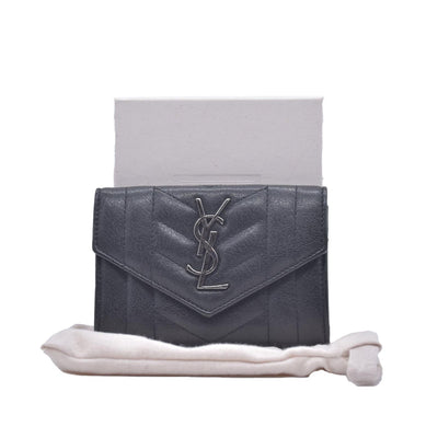 Saint Laurent Leather Wallet CONSIGNMENT
