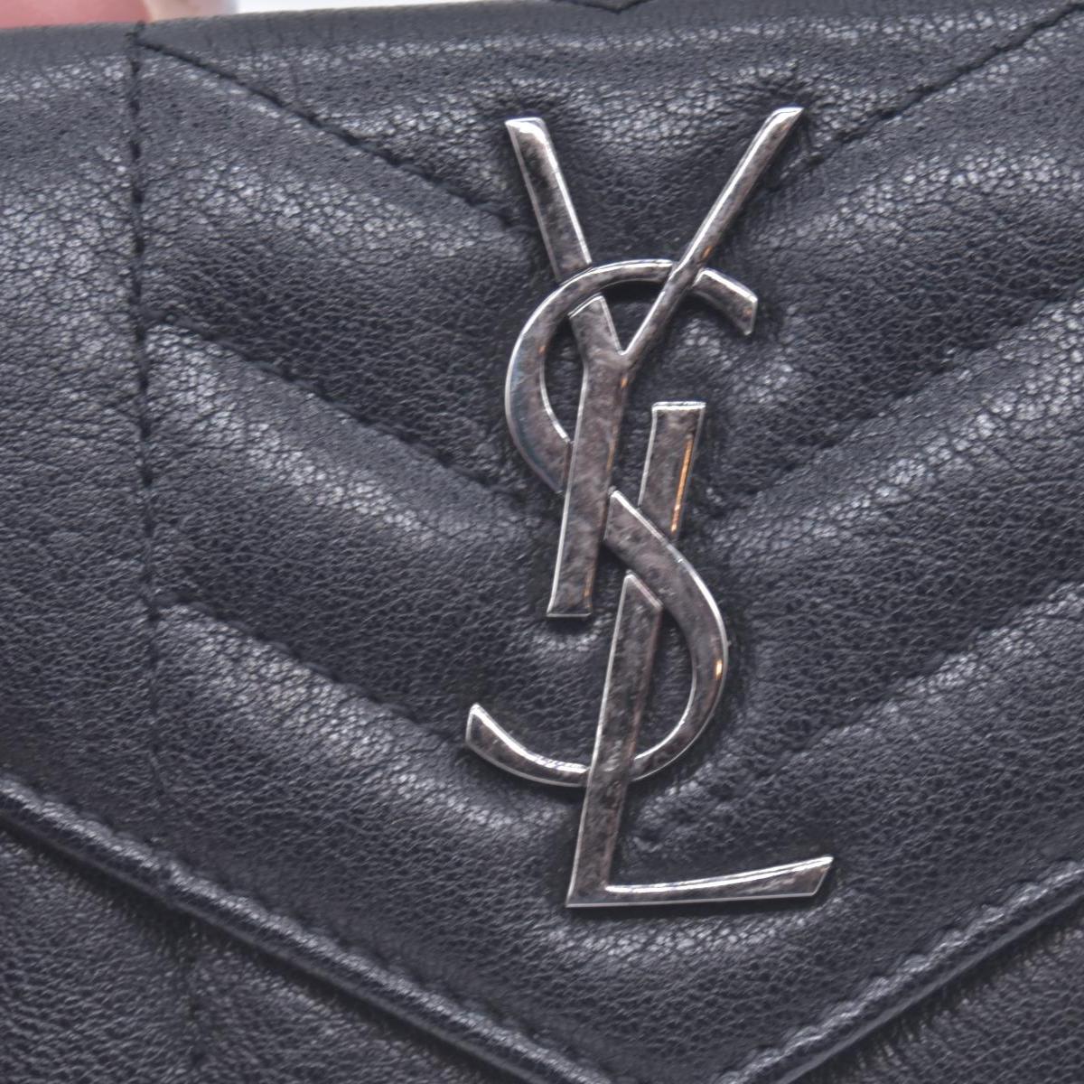 Saint Laurent Leather Wallet CONSIGNMENT