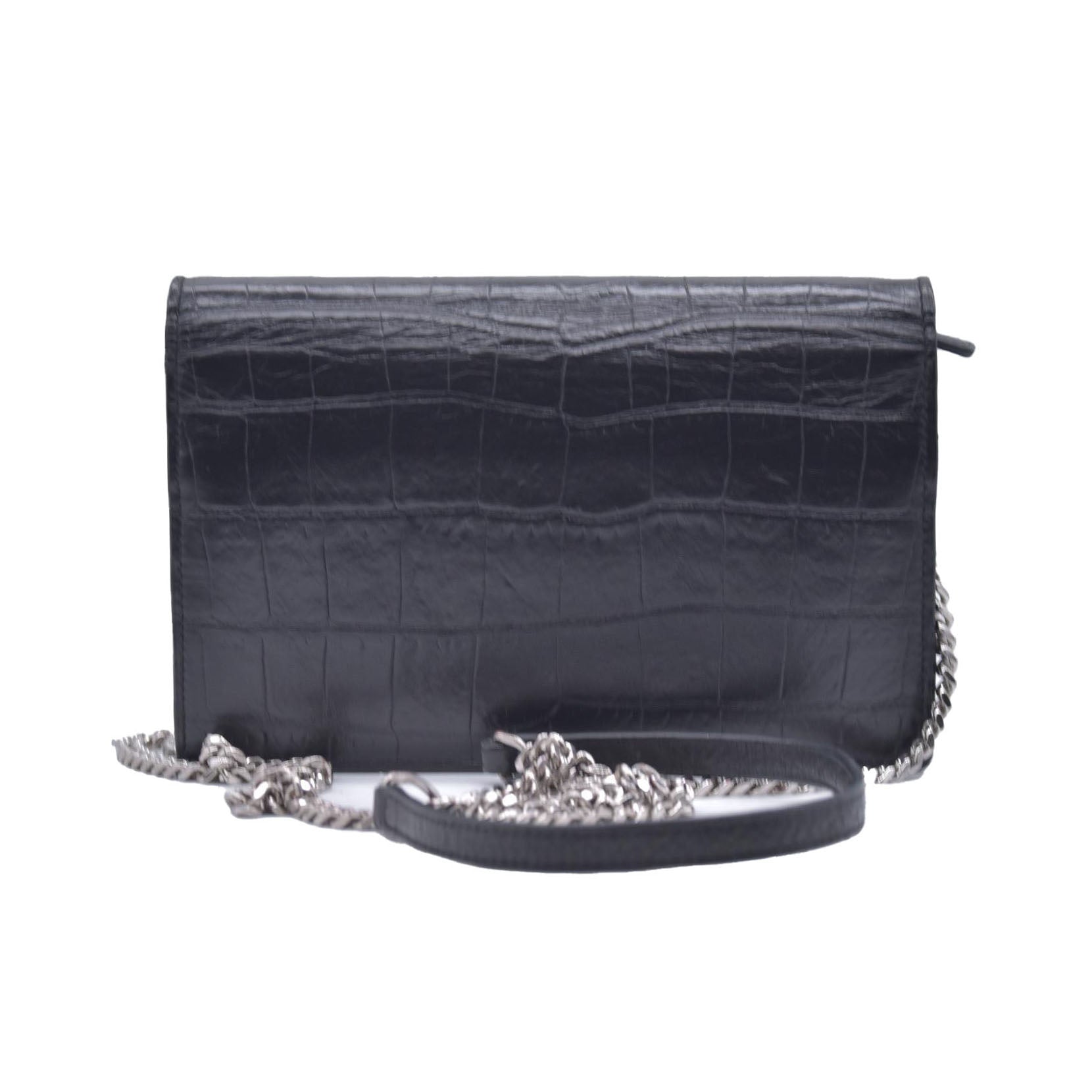$3100 Saint Laurent Embossed Leather Kate CONSIGNMENT