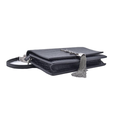 $3100 Saint Laurent Embossed Leather Kate CONSIGNMENT