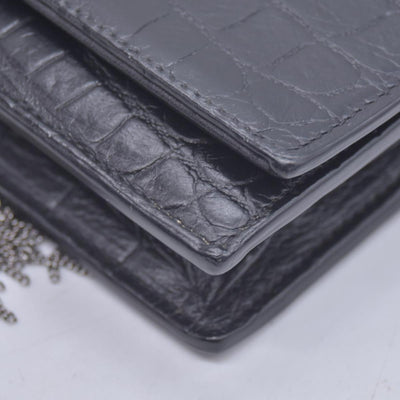$3100 Saint Laurent Embossed Leather Kate CONSIGNMENT