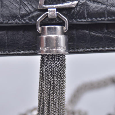 $3100 Saint Laurent Embossed Leather Kate CONSIGNMENT