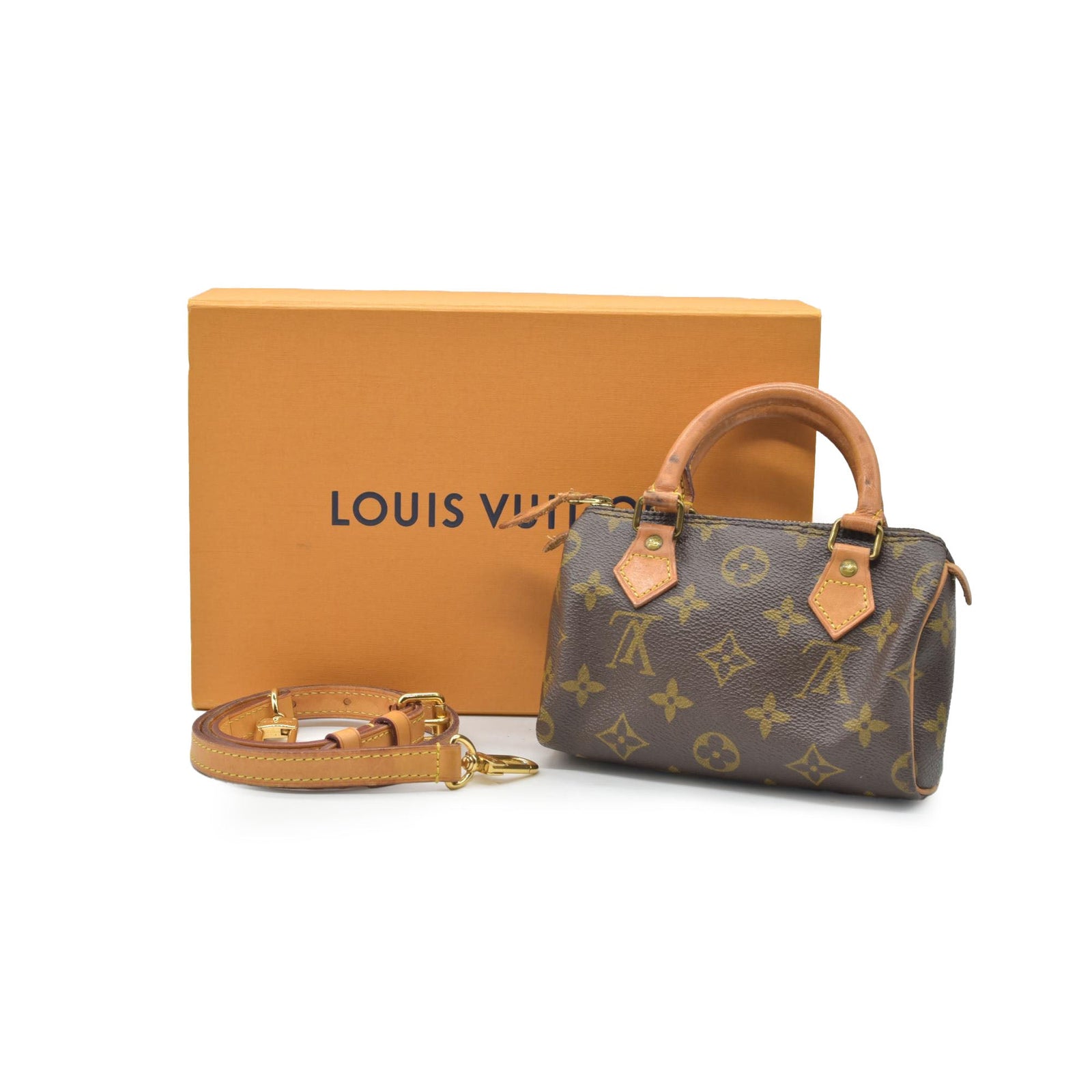 $1800 1992 Louis Vuitton Monogram Mini Speedy Hand Bag TH0942 CONSIGNMENT