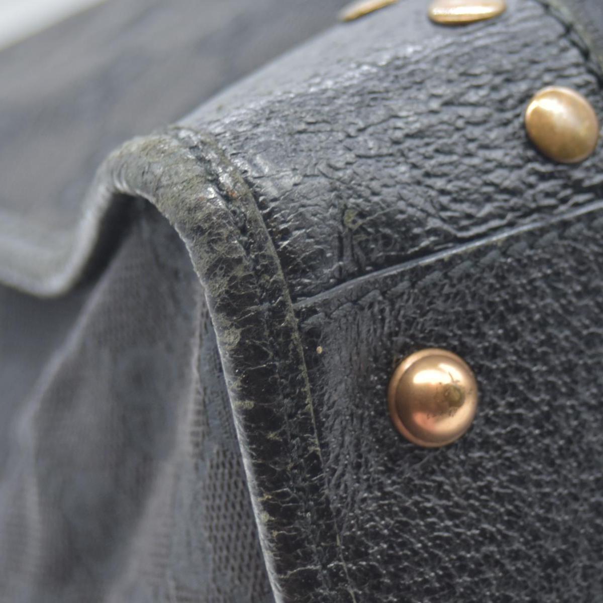 $950 CONSIGNMENT GUCCI GG Canvas Nailhead Tote