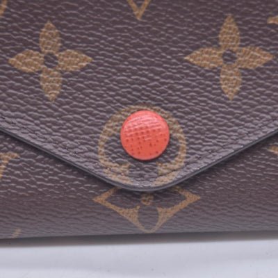 2014 Louis Vuitton Monogram Josephine Wallet Poppy TN3194 CONSIGNMENT