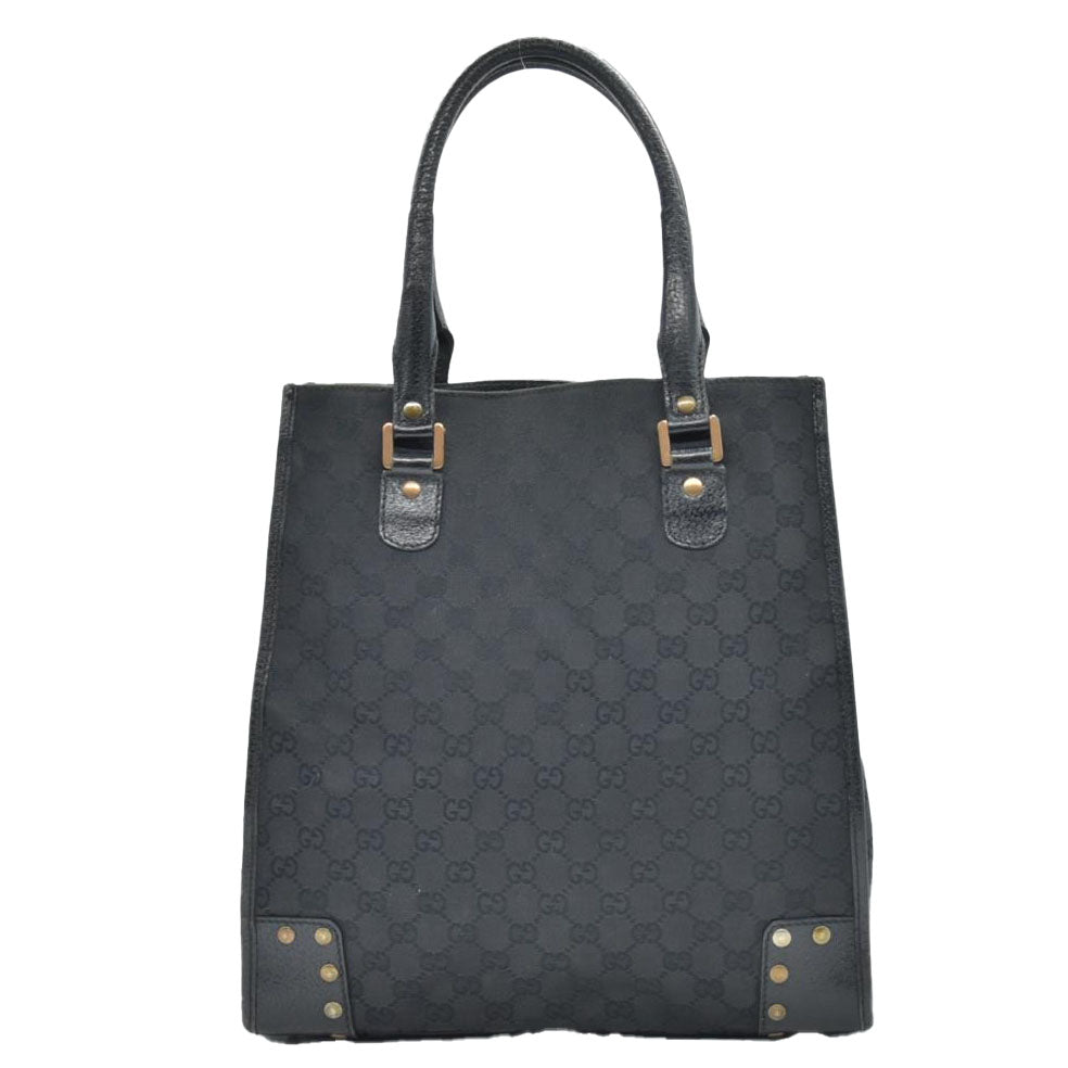 $950 CONSIGNMENT GUCCI GG Canvas Nailhead Tote