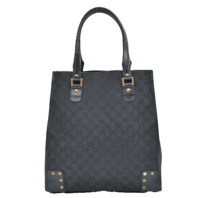 $950 CONSIGNMENT GUCCI GG Canvas Nailhead Tote