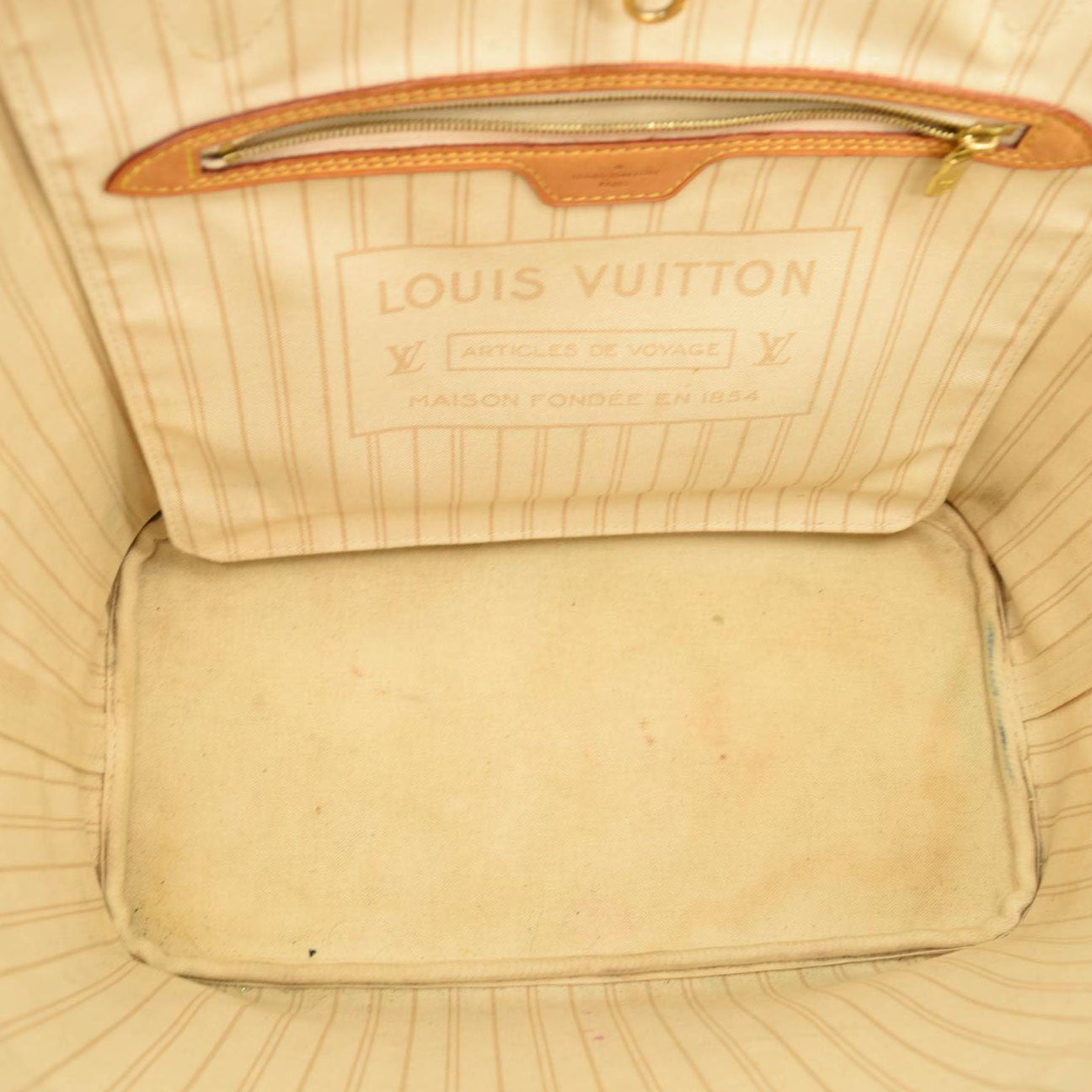 LOUIS VUITTON Damier Azur Neverfull MM