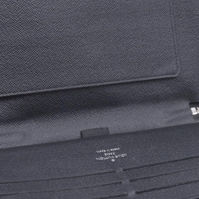 $950 LOUIS VUITTON Damier Graphite Zippy Organizer Wallet Black / Grey CONSIGNMENT 10021567