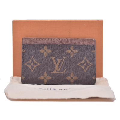 $295 Louis Vuitton Card Holder Monogram Reverse CONSIGNMENT
