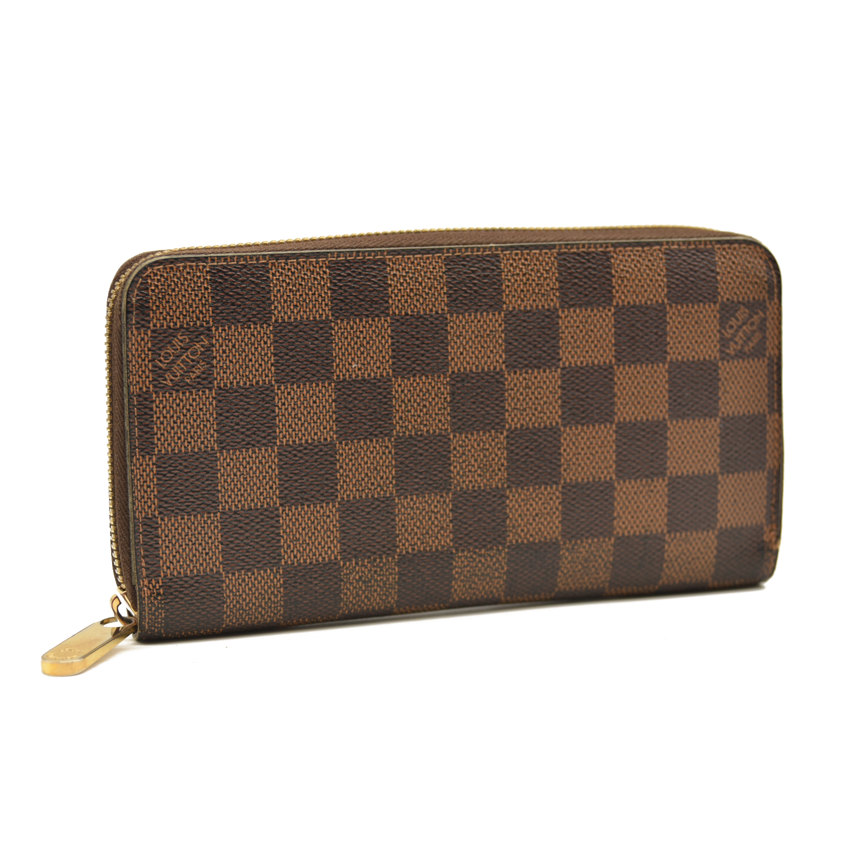 Louis Vuitton  Damier Ebene Zippy Wallet MI3192