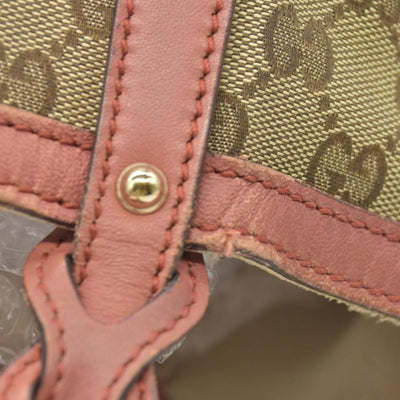 $1040 Gucci Monogram Medium Craft Tote Red