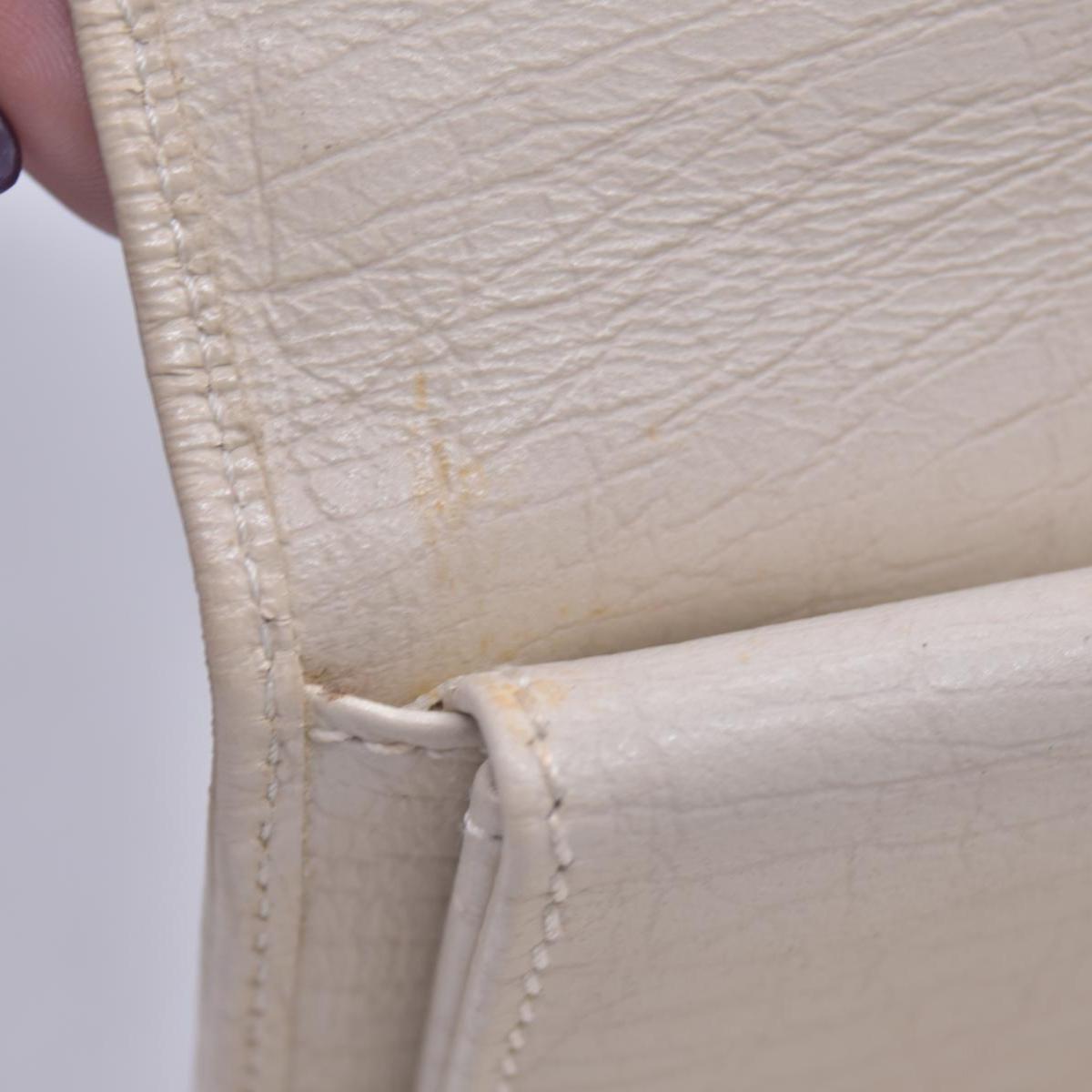 $520 GUCCI GG Canvas Continental Flap Wallet Beige CONSIGNMENT 10021578
