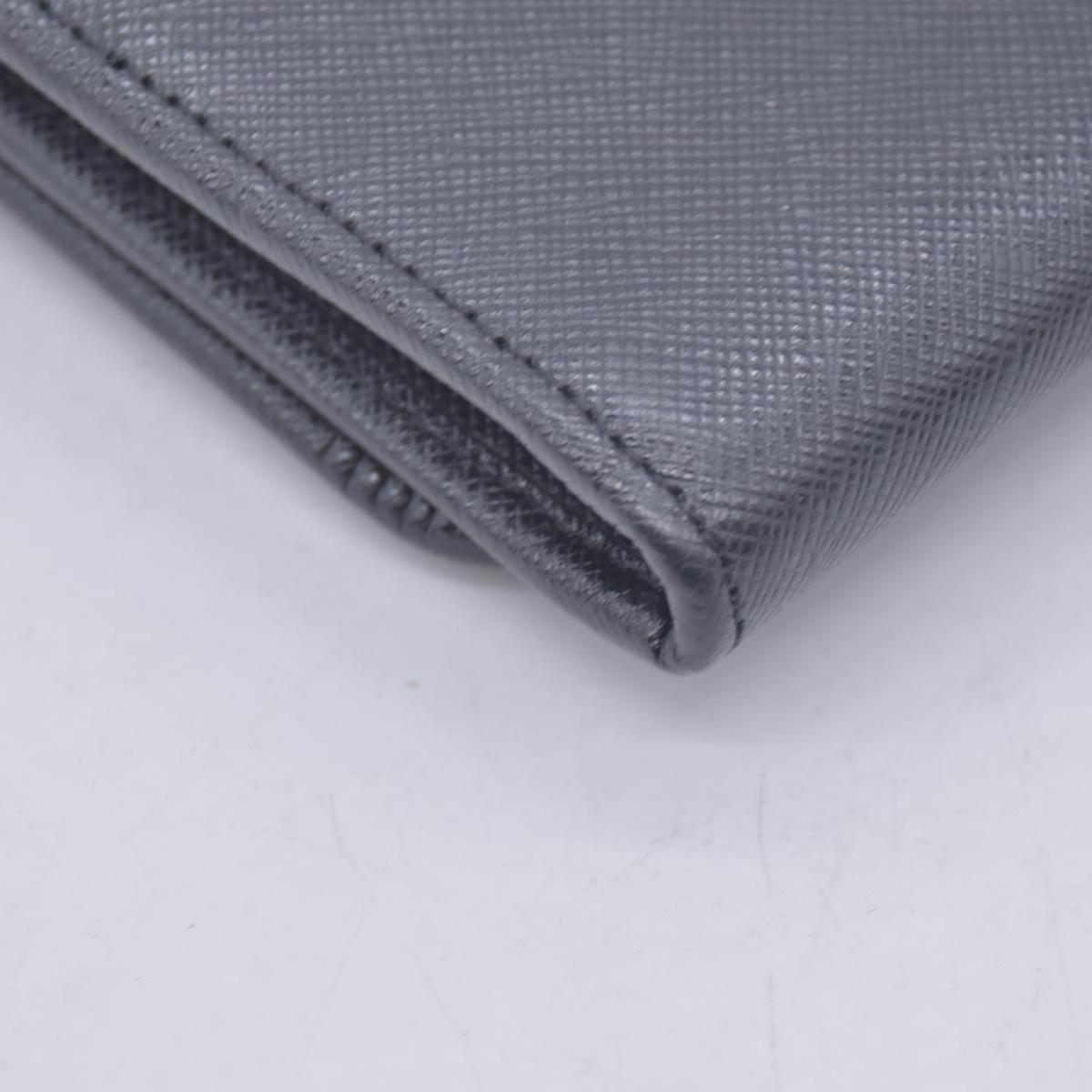 Prada Saffiano Lock Leather Flap Wallet on Chain CONSIGNMENT