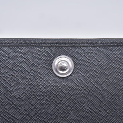 Prada Saffiano Lock Leather Flap Wallet on Chain CONSIGNMENT