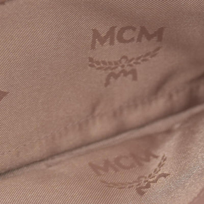 $380 MCM Saffiano Leather Logo Plaque Continental Flap Wallet Pink CONSIGNMENT 10021573