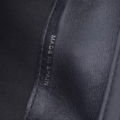 $1050 CHANEL Patent Quilted Filigree CC Flap Wallet Black CONSIGNMENT 10021570