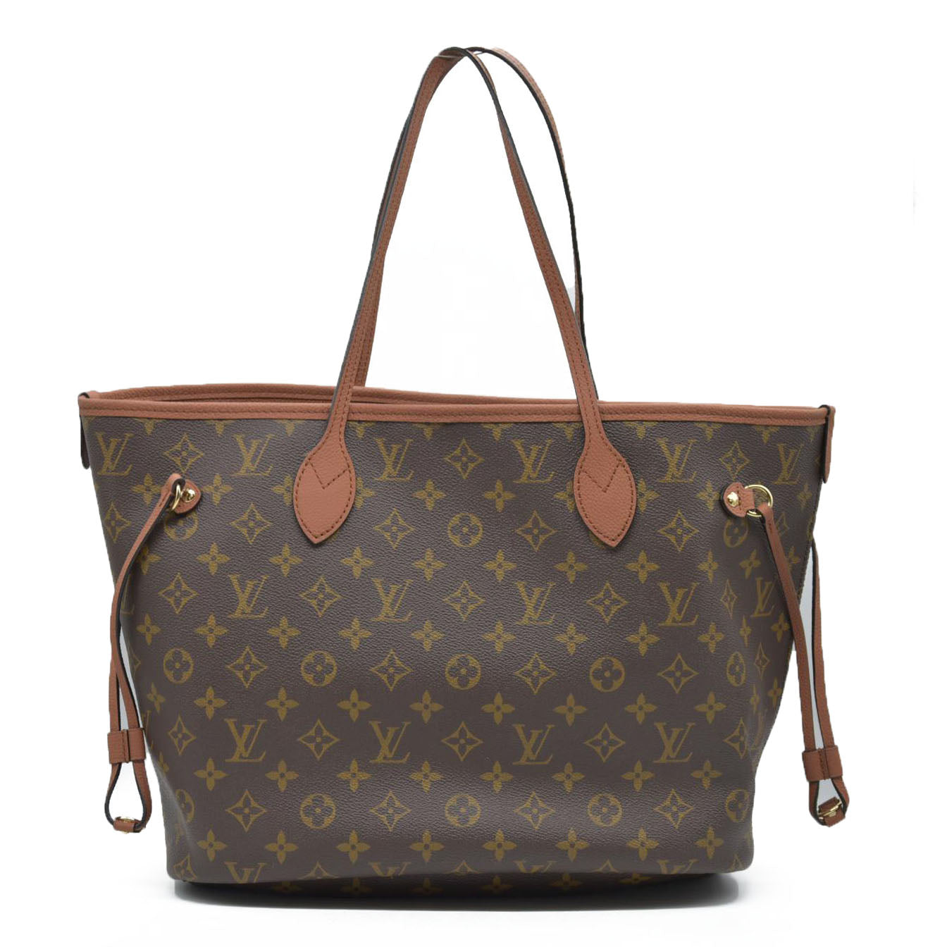 $3100 Louis Vuitton LV Monogram Neverfull Inside Out Brown with Pouch RFID