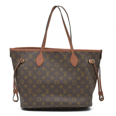 $3100 Louis Vuitton LV Monogram Neverfull Inside Out Brown with Pouch RFID