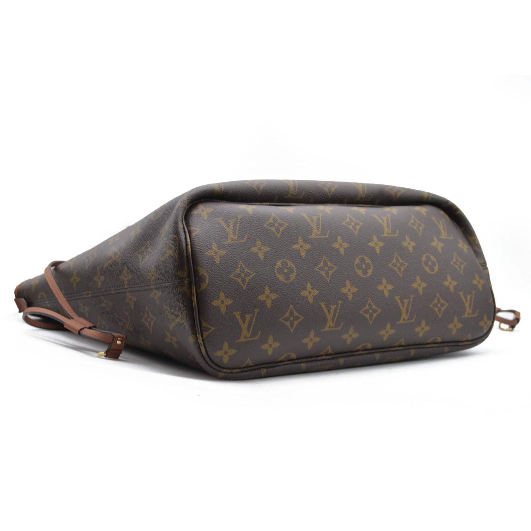 $3100 Louis Vuitton LV Monogram Neverfull Inside Out Brown with Pouch RFID