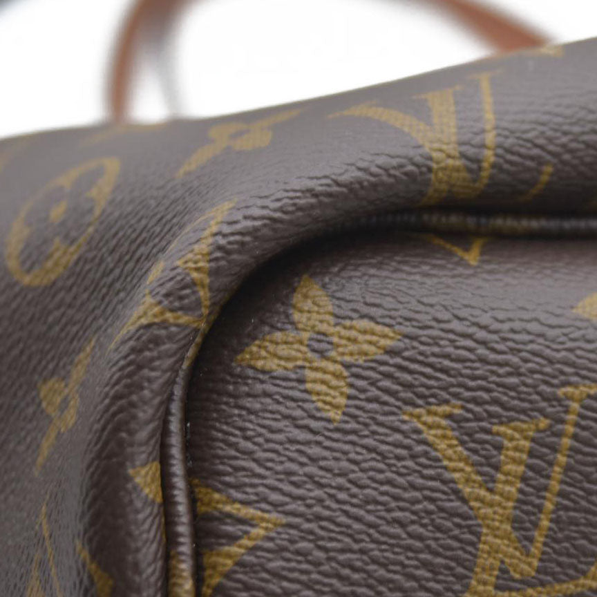$3100 Louis Vuitton LV Monogram Neverfull Inside Out Brown with Pouch RFID