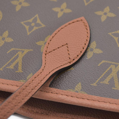 $3100 Louis Vuitton LV Monogram Neverfull Inside Out Brown with Pouch RFID