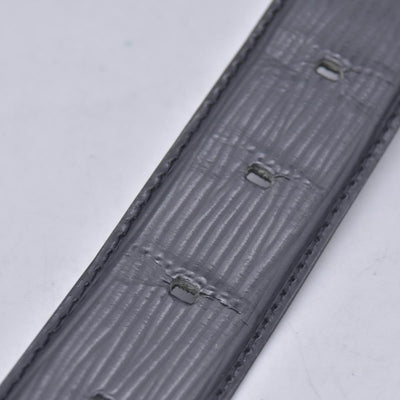 $550 LOUIS VUITTON Epi Initiales Belt 30mm Noir Black 110/44 CONSIGNMENT 10021577