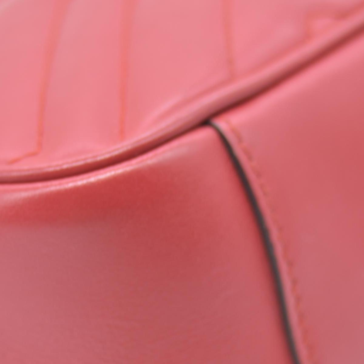 $2850 Gucci Calfskin Matelasse Small GG Marmont Shoulder Bag Red CONSIGNMENT