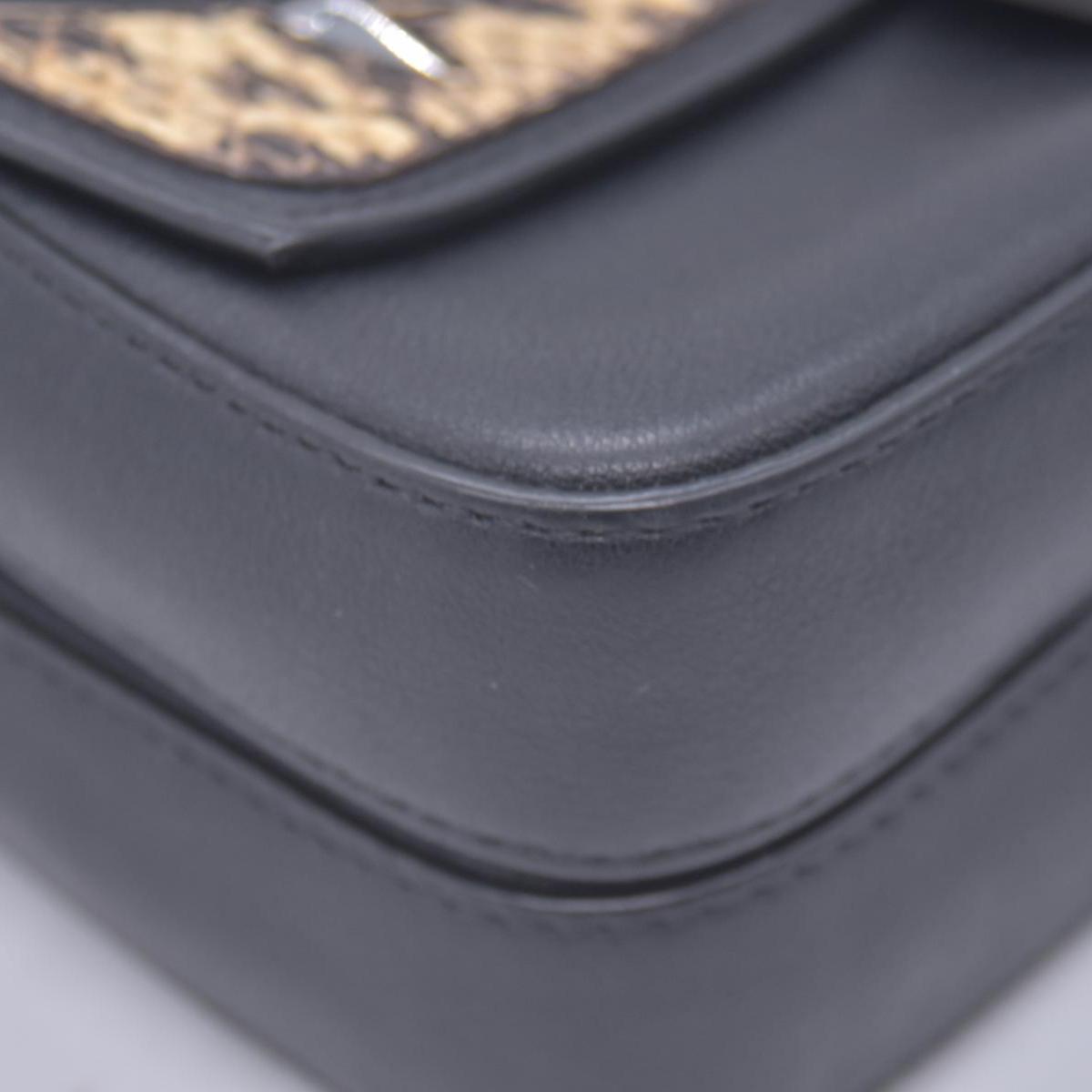 $2500 FENDI Monster Double Micro Baguette Black CONSIGNMENT
