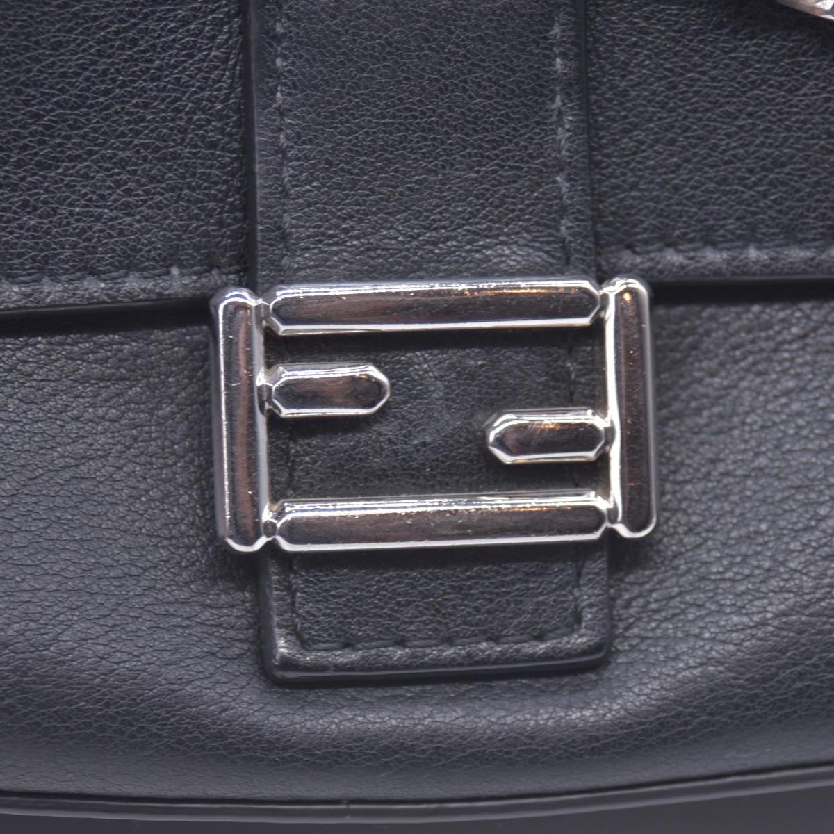 $2500 FENDI Monster Double Micro Baguette Black CONSIGNMENT