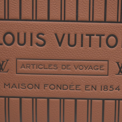 $3100 Louis Vuitton LV Monogram Neverfull Inside Out Brown with Pouch RFID