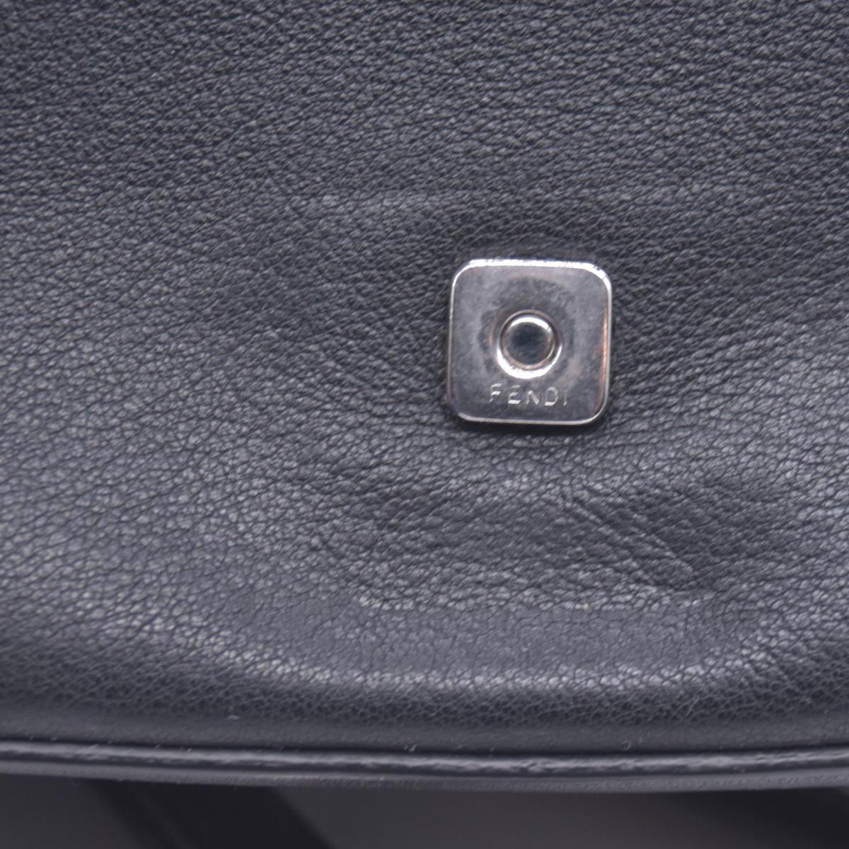 $2500 FENDI Monster Double Micro Baguette Black CONSIGNMENT