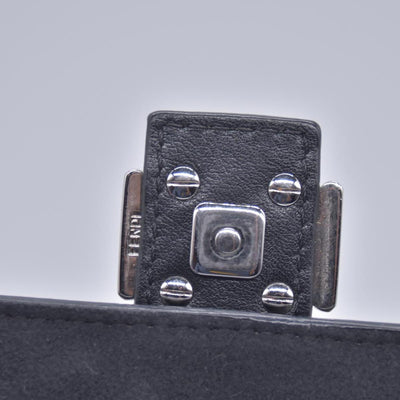 $2500 FENDI Monster Double Micro Baguette Black CONSIGNMENT