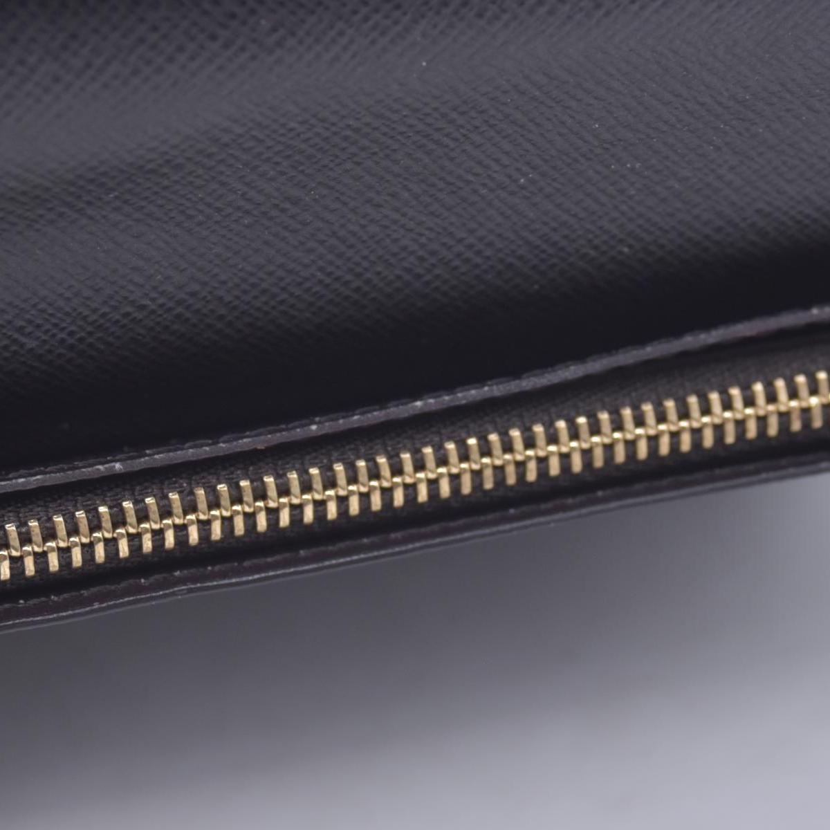 $680 LOUIS VUITTON Damier Ebene Portefeuille International Wallet Brown CONSIGNMENT 10021568
