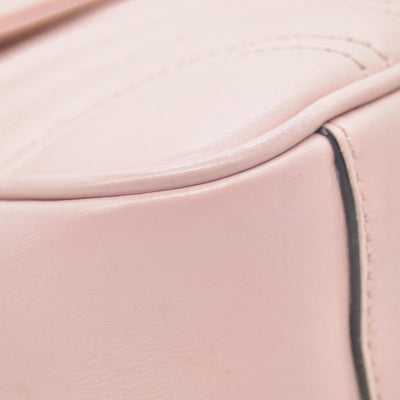 $2850 Gucci Calfskin Matelasse Small GG Marmont Shoulder Bag  CONSIGNMENT